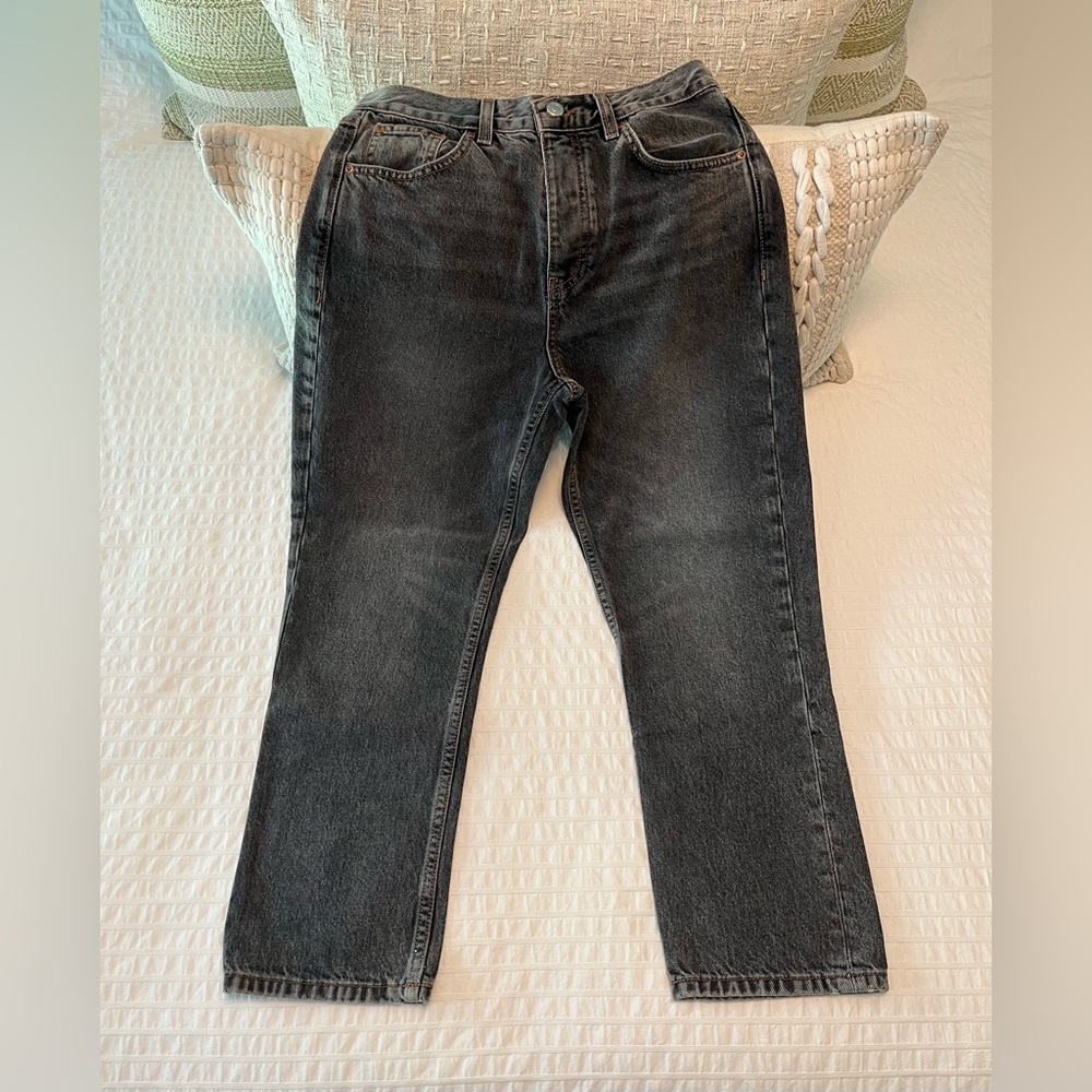 🖤 Topshop High-Rise “EDITOR” Straight Leg Jeans NWOT, 
Size 28